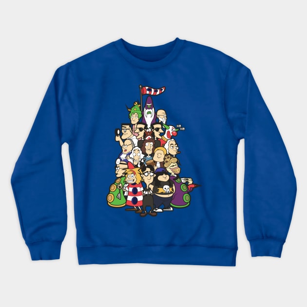 Day at the Mansion colour Crewneck Sweatshirt by hoborobo